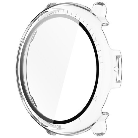 Strap-it® Strap-it Amazfit Active 2 PC case met glas (transparant)