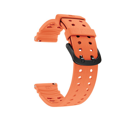 Strap-it® Strap-it Polar Vantage V3 silicone grain band (oranje)
