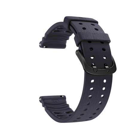 Strap-it® Strap-it Polar Vantage V3 silicone grain band (donkerblauw)