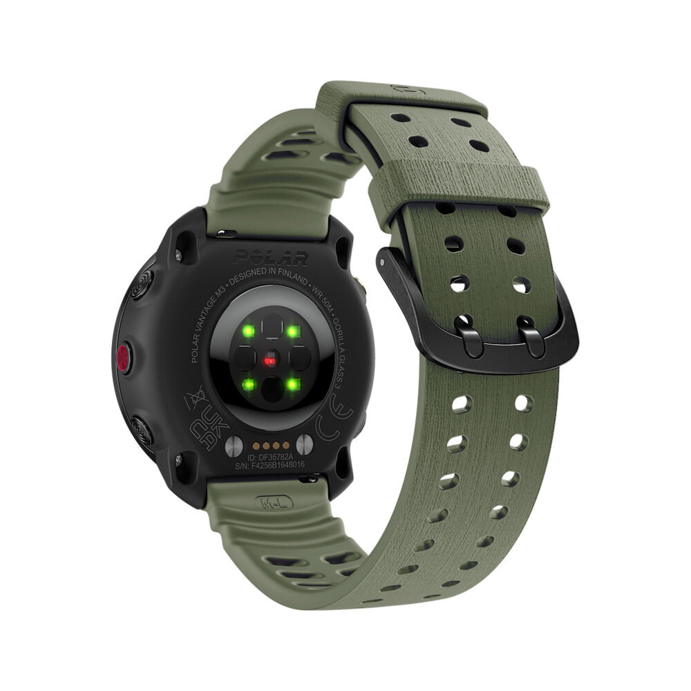 Strap-it® Strap-it Polar Grit X Pro silicone grain band (legergroen)