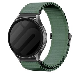Strap-it® Samsung Galaxy Watch 5 Pro outdoor nylon bandje (donkergroen) Strap-it® Samsung Galaxy Watch 5 Pro outdoor nylon bandje (donkergroen)