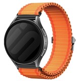 Strap-it® Samsung Galaxy Watch 7 - 44mm outdoor nylon bandje (oranje)