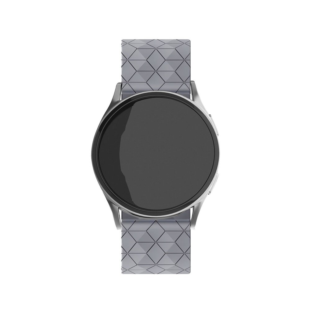 Strap-it® Strap-it Oppo Watch X2 silicone hexa band (grijs)