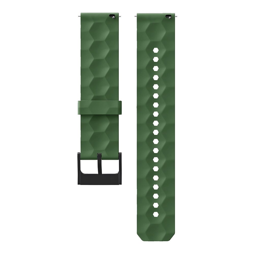 Strap-it® Strap-it Oppo Watch X2 silicone hexa band (legergroen)