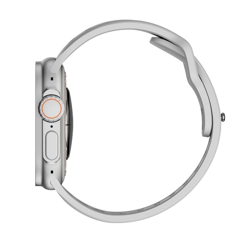 KeyBudz KeyBudz Apple Watch 44/45/46mm/Apple Watch bandje Journey (Stone Grey)