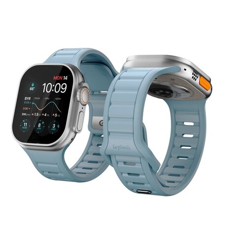 KeyBudz Keybudz Journey Apple Watch bandje (Tidal Blue)