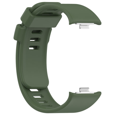 Strap-it® Strap-it Redmi Watch 5 siliconen bandje (donkergroen)