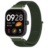 Strap-it® Redmi Watch 5 nylon band (legergroen)