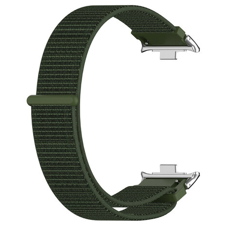 Strap-it® Strap-it Redmi Watch 5 nylon band (legergroen)