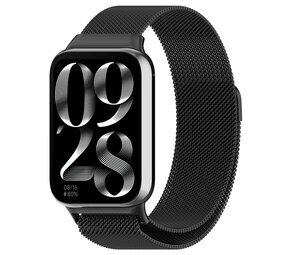 Strap-it® Redmi Watch 5 Milanese band (zwart) Strap-it® Redmi Watch 5 Milanese band (zwart)