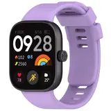Strap-it® Redmi Watch 5 siliconen bandje (lichtpaars)