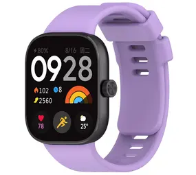 Strap-it® Redmi Watch 5 siliconen bandje (lichtpaars)