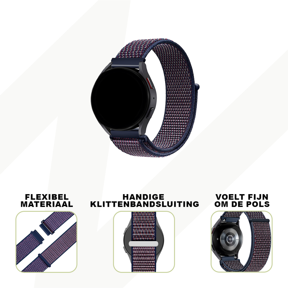 Bandz Bandz Amazfit Balance nylon loop band (indigo)