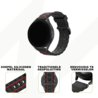 Bandz Bandz Amazfit Balance sport band gestreept (zwart/rood) Bandz Bandz Amazfit Balance sport band gestreept (zwart/rood)