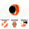 Bandz Bandz Suunto 9 Peak Pro siliconen band 'Deluxe' (oranje) Bandz Bandz Suunto 9 Peak Pro siliconen band 'Deluxe' (oranje)