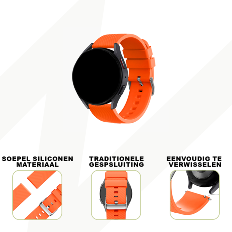 Bandz Bandz Polar Vantage M siliconen band 'Deluxe' (oranje)