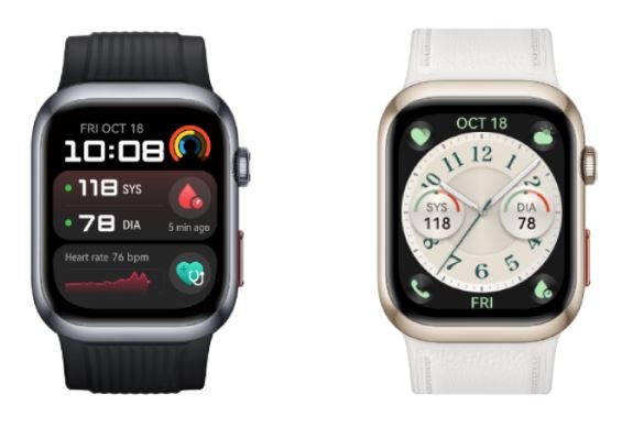 Gouden en zwarte Huawei Watch D2