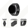 Bandz Bandz Amazfit GTR 3 (Pro) stalen band 'Classic' (zwart) Bandz Bandz Amazfit GTR 3 (Pro) stalen band 'Classic' (zwart)