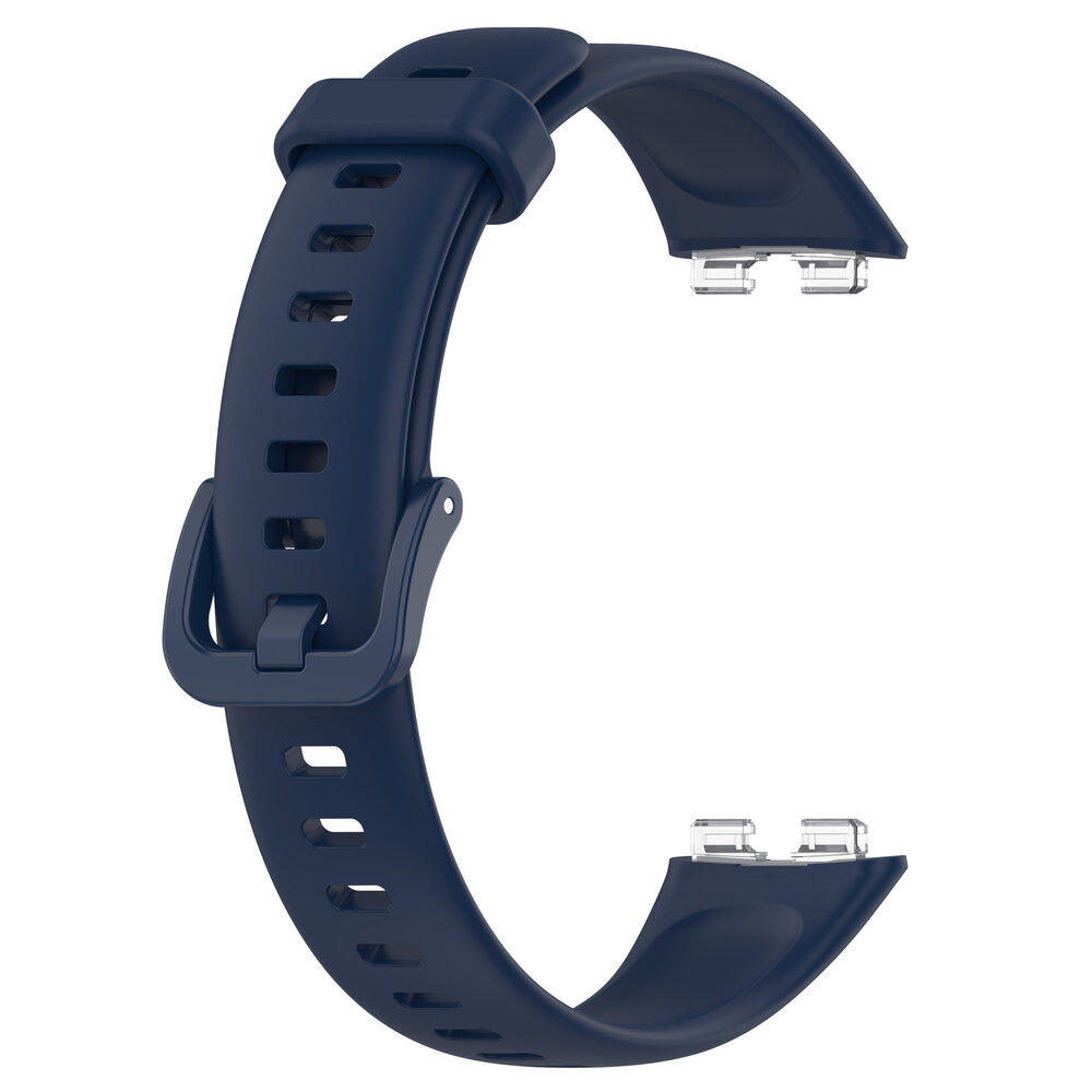 Strap-it® Strap-it Huawei Band 9 classic siliconen bandje (donkerblauw)