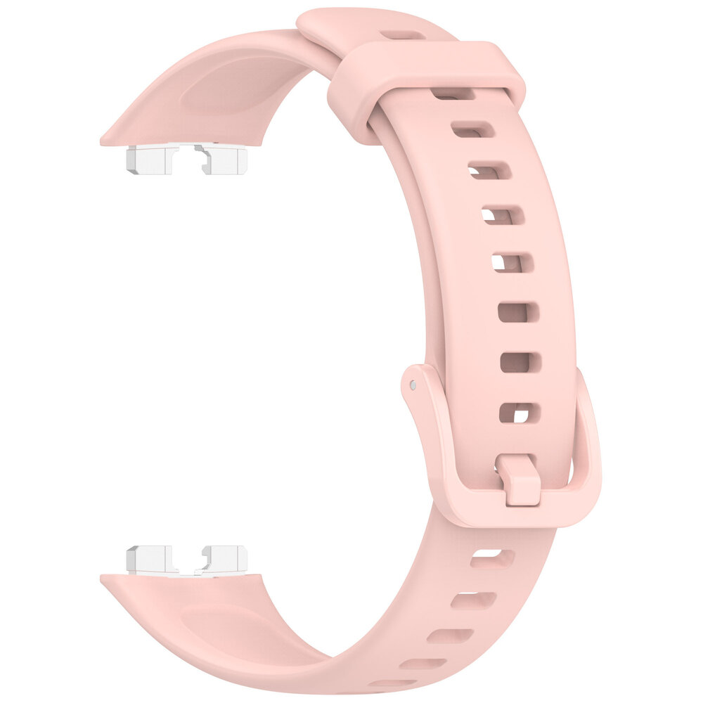 Strap-it® Strap-it Huawei Band 9 classic siliconen bandje (roze)