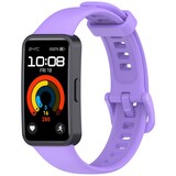 Strap-it® Huawei Band 10 classic siliconen bandje (lila)