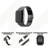 Bandz Bandz Apple Watch Verstelbare stalen band (zwart) Bandz Bandz Apple Watch Verstelbare stalen band (zwart)