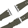 Bandz Bandz Apple Watch siliconen band 'Luxe Liquid' (bruin met zilver) Bandz Bandz Apple Watch siliconen band 'Luxe Liquid' (bruin met zilver)
