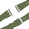 Bandz Bandz Apple Watch siliconen band 'Luxe Liquid' (groen met zilver) Bandz Bandz Apple Watch siliconen band 'Luxe Liquid' (groen met zilver)