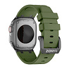 Bandz Bandz Apple Watch siliconen band 'Luxe Liquid' (groen met zwart) Bandz Bandz Apple Watch siliconen band 'Luxe Liquid' (groen met zwart)