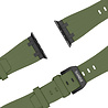 Bandz Bandz Apple Watch siliconen band 'Luxe Liquid' (groen met zwart) Bandz Bandz Apple Watch siliconen band 'Luxe Liquid' (groen met zwart)