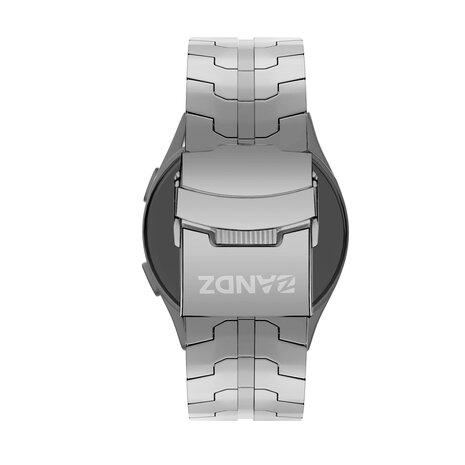 Bandz Bandz Samsung Galaxy Watch FE stalen band 'Iron' (zilver)