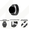 Bandz Bandz Amazfit Bip 6 Milanese loop band (zwart) Bandz Bandz Amazfit Bip 6 Milanese loop band (zwart)