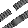 Bandz Bandz Amazfit Bip 6 titanium schakel band (zwart) Bandz Bandz Amazfit Bip 6 titanium schakel band (zwart)