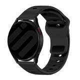 Strap-it® Amazfit Bip 6 outdoor siliconen bandje (zwart)