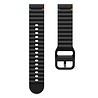Strap-it® Strap-it Amazfit Bip 6 wave siliconen bandje (zwart) Strap-it® Strap-it Amazfit Bip 6 wave siliconen bandje (zwart)