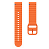 Strap-it® Strap-it Amazfit Bip 6 wave siliconen bandje (oranje) Strap-it® Strap-it Amazfit Bip 6 wave siliconen bandje (oranje)
