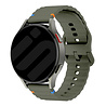Strap-it® Strap-it Amazfit Bip 6 wave siliconen bandje (legergroen) Strap-it® Strap-it Amazfit Bip 6 wave siliconen bandje (legergroen)