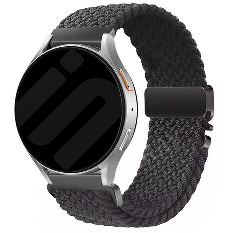 Strap-it® Strap-it Amazfit Bip 6 gevlochten band met P-buckle (grijs)