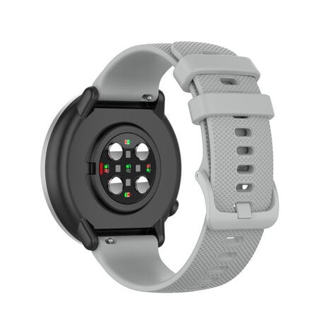 Strap-it® Strap-it Amazfit Bip 6 luxe siliconen bandje (grijs)