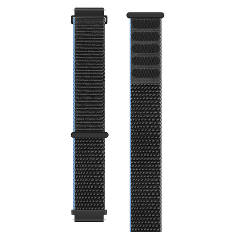 Strap-it® Strap-it Amazfit Bip 6 nylon bandje (charcoal)