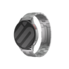 Strap-it® Strap-it Amazfit Bip 6 titanium grain band (platte sluiting) (zilver) Strap-it® Strap-it Amazfit Bip 6 titanium grain band (platte sluiting) (zilver)