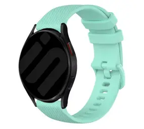 Strap-it® Amazfit Bip 6 luxe siliconen bandje (aqua)