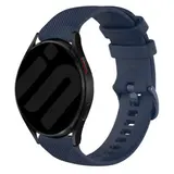 Strap-it® Amazfit Bip 6 luxe siliconen bandje (donkerblauw)