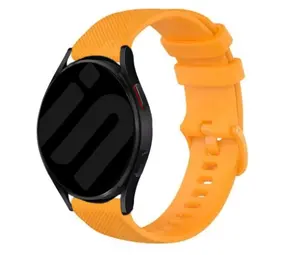 Strap-it® Amazfit Bip 6 luxe siliconen bandje (oranje)