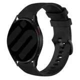Strap-it® Amazfit Bip 6 luxe siliconen bandje (zwart)