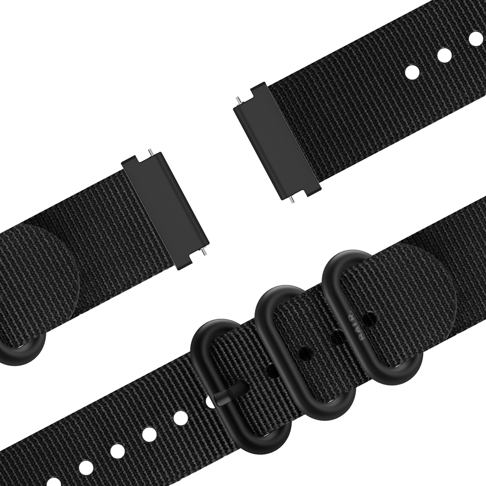 BALR. BALR 20m nylon band met gesp (zwart)