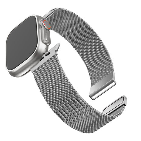 BALR. BALR Apple Watch Milanese band (zilver) BALR. BALR Apple Watch Milanese band (zilver)