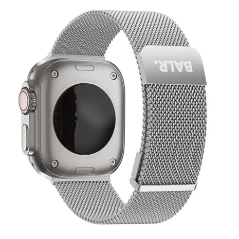 BALR. BALR Apple Watch Milanese band (zilver) BALR. BALR Apple Watch Milanese band (zilver)