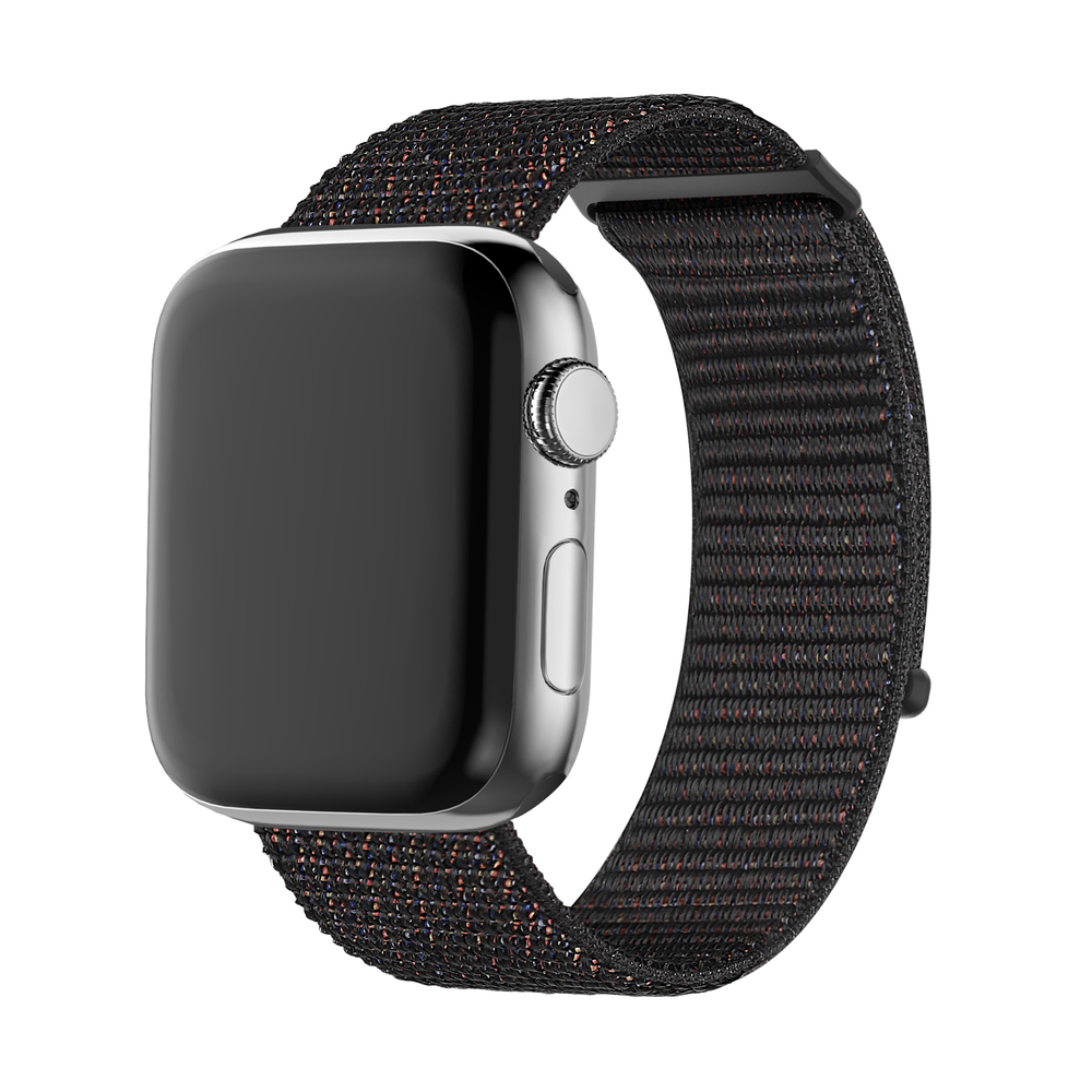BALR. BALR Apple Watch nylon band (zwart)