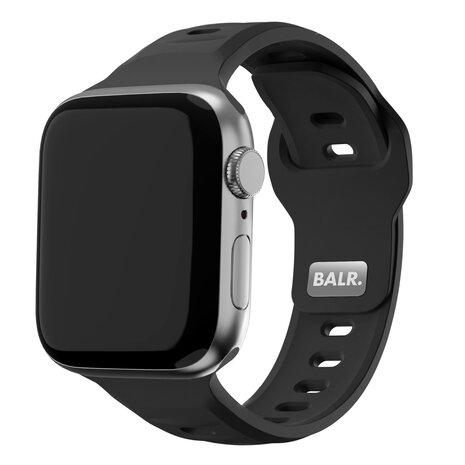 BALR. BALR Apple Watch outdoor silicone band (zwart)